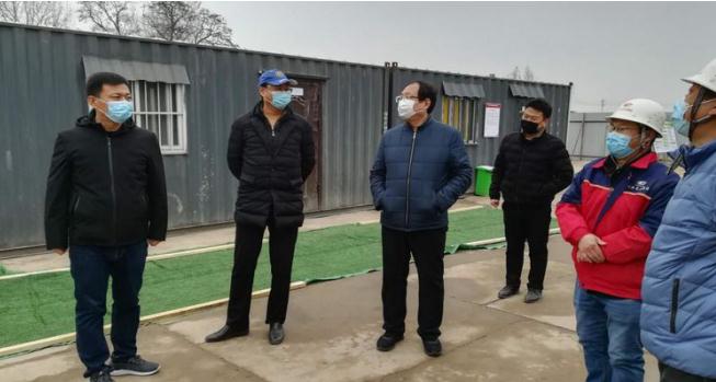 市交投集團黨委委員、副總經(jīng)理朱波蒞臨邯鄲市機場(chǎng)改擴建航管樓（含塔臺）項目檢查指導工作