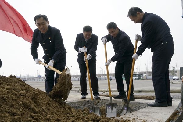 邯鄲公交：新園區添新綠 攜手共建扮靚美好家園