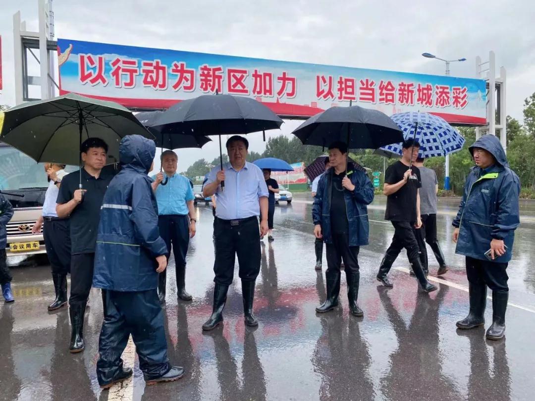 市領(lǐng)導武金良督導檢查邯鄲機場(chǎng)防洪隱患治理工作
