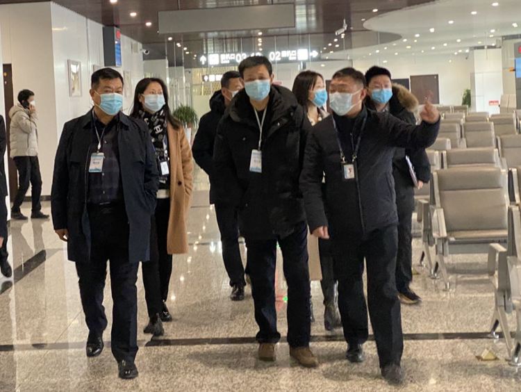 市國資委馬勇一行赴我集團機場(chǎng)公司檢查安全、防疫工作
