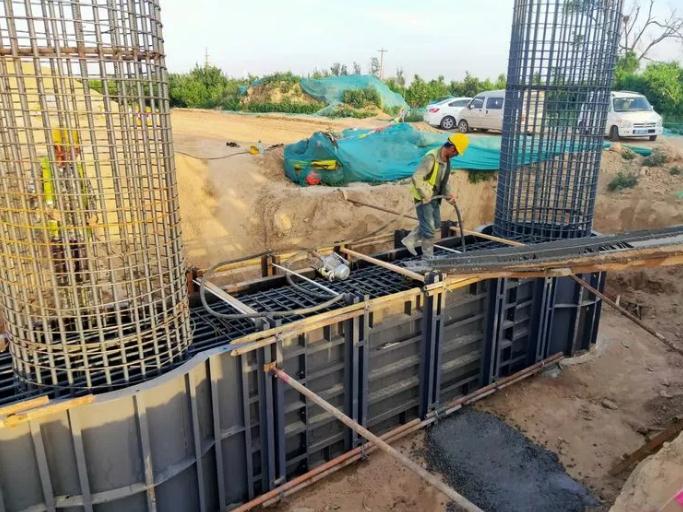 光太集團國道G514齊邯公路邱縣繞城段項目系梁首件澆筑順利完成！