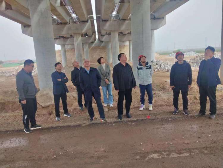 路通公司國道G514齊邯公路邱縣繞城段改建工程總監辦迎接省公路建設綜合督導組檢查
